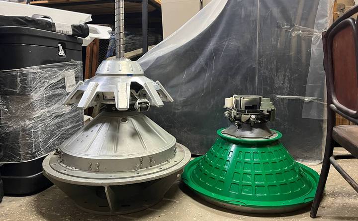 Гнездо приёмного корпуса и стыковочный механизм. Фото Ларисы Мазурчик