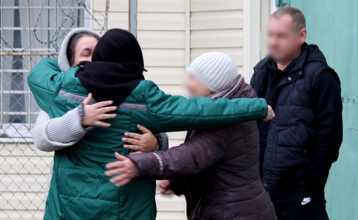 Встреча родственников с осуждёнными женщинами. Фото 61.fsin.gov.ru