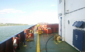 В морском порту Азов обнаружили 11 тонн контрабандного топлива. Фото yutu.customs.gov.ru
