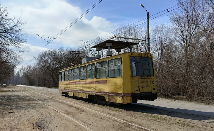 Ремонтный вагон. Фото паблик «Новочеркасский трамвай»