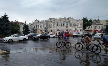 В центре города после дождя. Фото ruffnews.ru