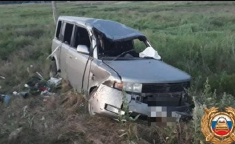 Место ДТП. Фото отдела пропаганды УГИБДД по Ростовской области