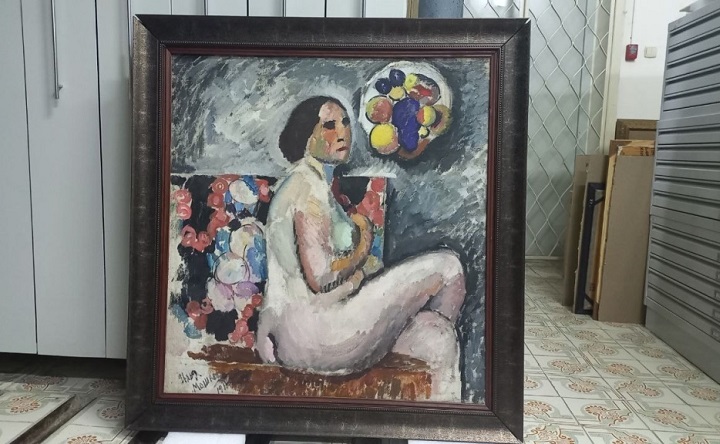 Картина Ильи Машкова «Обнаженная». Фото пресс-службы ТХМ