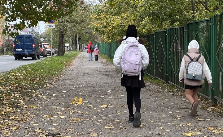Дорога в школу. Фото ruffnews.ru