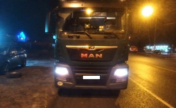 Грузовик MAN. Фото telegram-канала «112 Аксайского района»