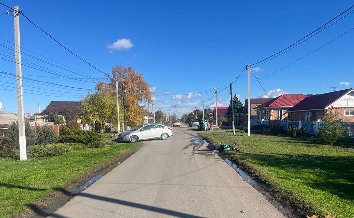 Место ДТП. Фото пресс-службы Госавтоинспекции Ростовской области