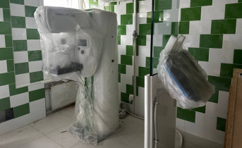 Оборудование, завезённое в Горбольницу №3. Фото telegram-канала Николая Толмачёва