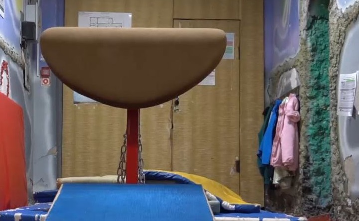 Спортивный снаряд. Скриншот эфира ТРК "Пульс"