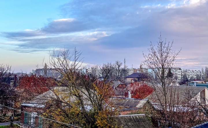 Ноябрьское утро в Таганроге. Фото ruffnews.ru