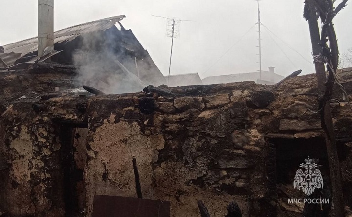 Место происшествия. Фото пресс-службы МЧС Ростовской области