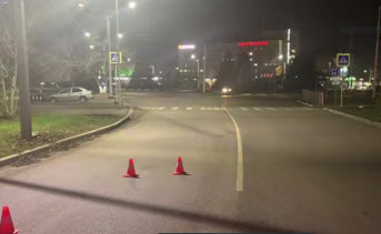 Место ДТП. Скрин видео отдела ДПС Госавтоинспекции МУ МВД России «Новочеркасское»