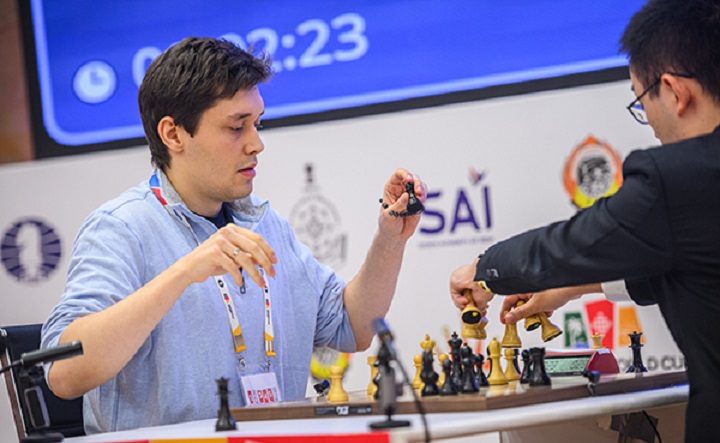 Андрей Есипенко. Фото Михаила Валуша, ФИДЕ