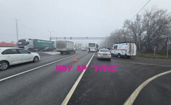 Место ДТП. Фото telegram-канала «112 Аксайского района»