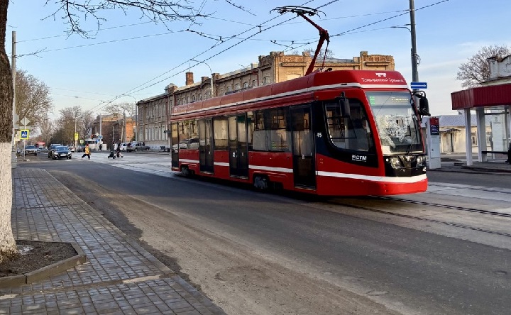 Трамвай в Таганроге. Фото ruffnews.ru