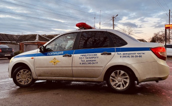 Машина ДПС в Таганроге. Фото ruffnews.ru