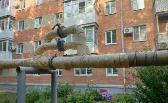 Теплосети в Таганроге. Фото Telegram-канала Светланы Камбуловой