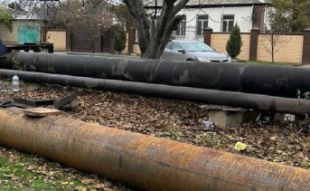 Участок повреждённой трубы. Фото telegram-канала администрации Новочеркасска