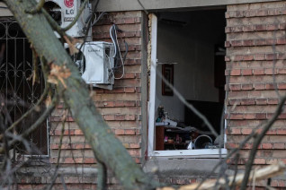 Последствия воздушной атаки на Таганрог. Фото telegram-канала Светланы Камбуловой