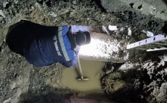 Ремонт разводящей трассы от котельной по улице Ленина, 220. Фото из медиатеки telegram-канала Светланы Камбуловой