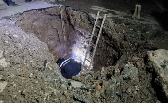 Ремонт теплотрассы в Таганроге. Фото telegram-канала Светланы Камбуловой