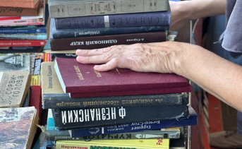 Книги на акции «Книговорот». Фото с официальной страницы ВК «ЭКА-Азов»