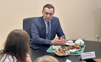 Павел Исаков на пресс-конференции. Фото Дениса Лагутина