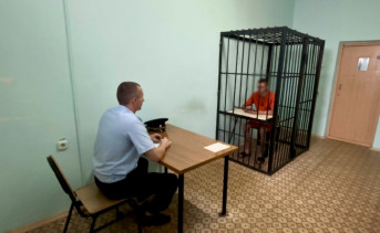 Допрос обвиняемого. Фото пресс-службы ГУ МВД по Брянской области