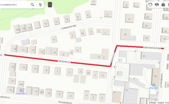 Перекрытый участок. Фото Яндекс.карты