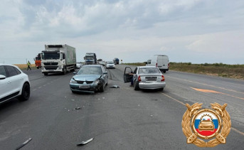 Место ДТП. Фото отдела пропаганды Госавтоинспекции Ростовской области