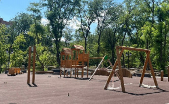 Благоустройство сквера. Фото пресс-службы администрации Ростова