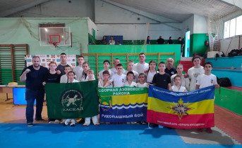 Участники соревнования по рукопашному бою. Фото СПК «Перначъ-Кулешовка»