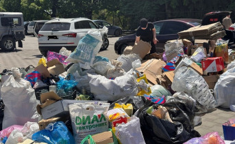 Сбор вторсырья. Фото «Эка–Азов»