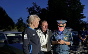 Глава города Светлана Камбулова на месте происшествия. Фото пресс-службы администрации города