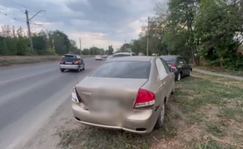 Место ДТП. Скрин видео пресс-службы Госавтоинспекции по Ростовской области