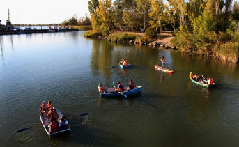 Участники вело-водной экскурсии. Фото с официальной страницы «ЭКА-Азов» в соцсети