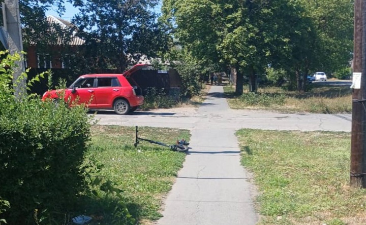 Место ДТП. Фото отдела пропаганды УГАИ по Ростовской области