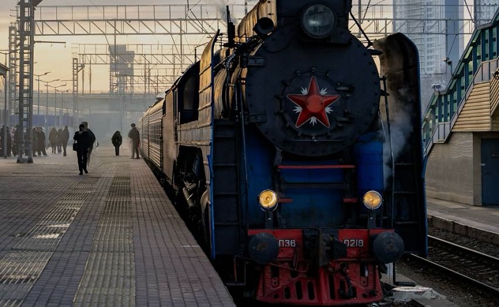 Ретропоезд. Фото пресс-службы СКЖД