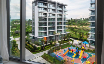 Вид из окна, иллюстрация сгенерирована нейросетью GigaChat