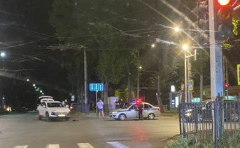 Место ДТП. Фото telegram-канала «Водители Таганрога»