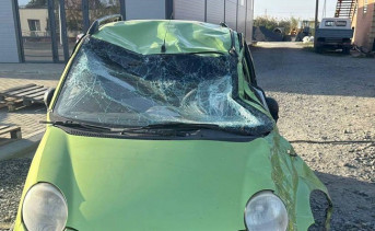 Место ДТП. Фото отдела пропаганды УГАИ по Ростовской области