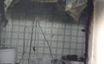 Последствия возгорания. Фото пресс-службы МЧС по Ростовской области