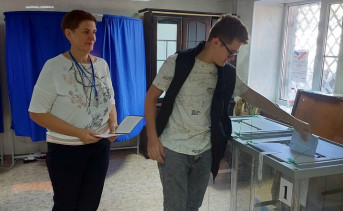 Голосование в Таганроге. Фото с сайта восточной территориальной избирательной комиссии Таганрога