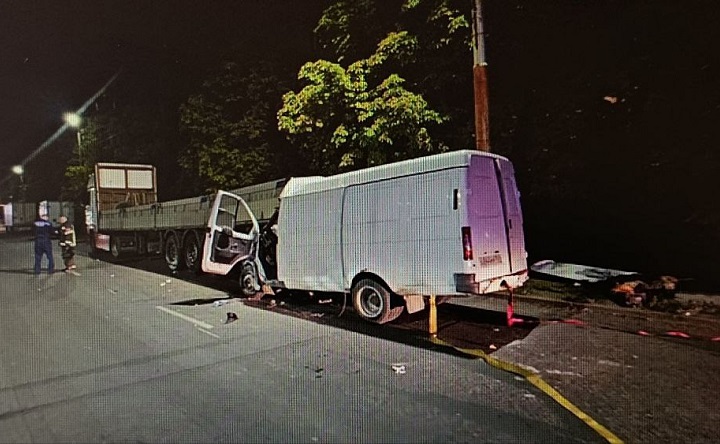 Место ДТП. Фото отдела пропаганды УГАИ по Ростовской области