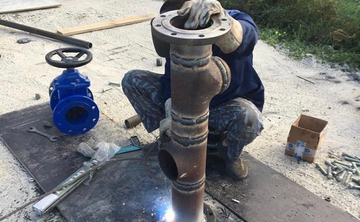 Строительство объекта водоснабжения. Фото пресс-службы минрегионполитики Ростовской области