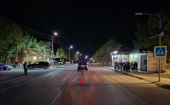 Место аварии в селе Кагальник. Фото пресс-службы Госавтоинспекции