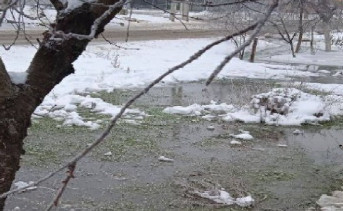 Порыв на улице Красногоровской. Фото telegram-канала Азов События