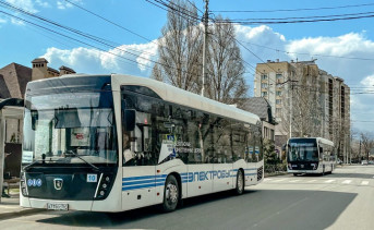 Электробусы в Таганроге. Фото ruffnews.ru