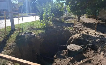 Ремонт водовода. Фото канала Светланы Камбуловой