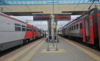 Электричка Ростов-Таганрог. Фото пресс-службы СКППК