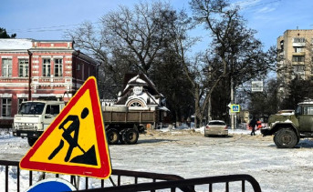 Ремонт центрального коллектора. Фото пресс-службы администрации